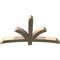Ekena Millwork Davenport Rough Sawn Timber Gable Bracket, Douglas Fir, 60"W x 35"H x 4"D x 4"F, 14/12 Pitch GBW060X35X0404DAV00RDF - alternate 5